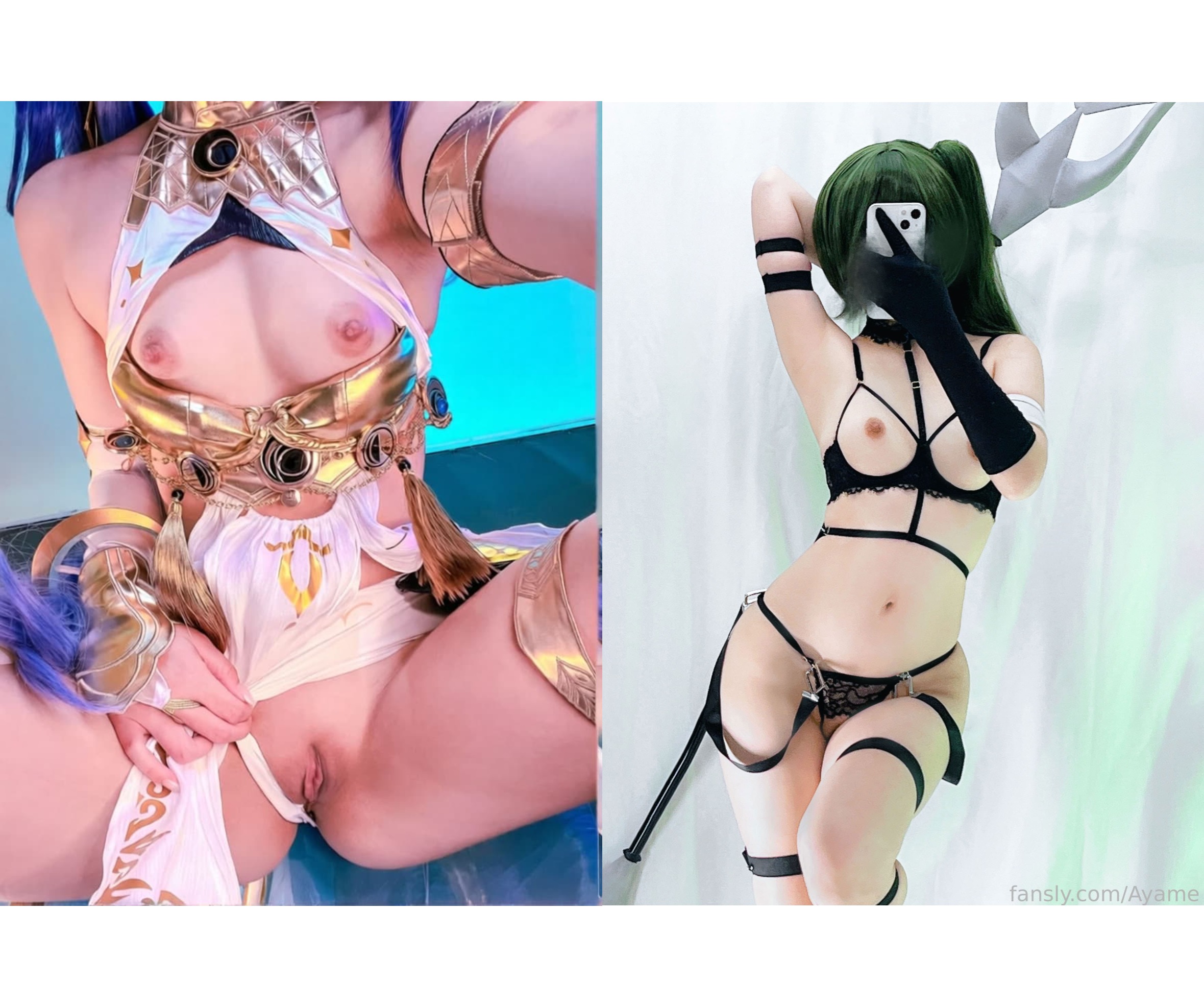 Ayame｜日本白嫩美足白虎嫩妹COSPLAY图集🍭