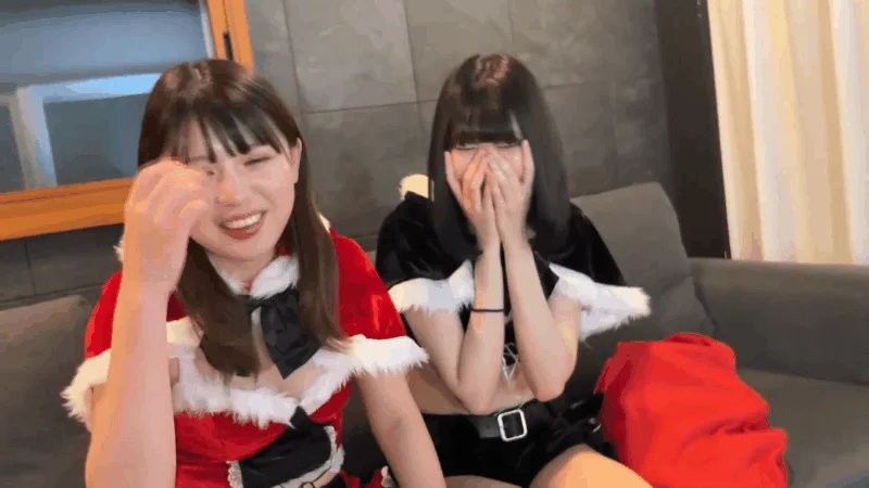 FC2|和那个制服刚毕业的女孩一起圣诞派对3P